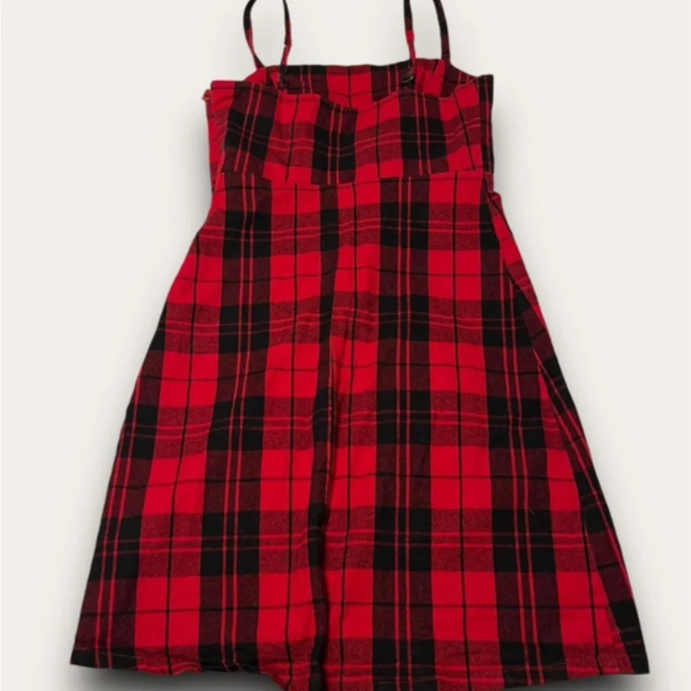 Hollister Buffalo Plaid Mini Dress - Picture 2 of 7